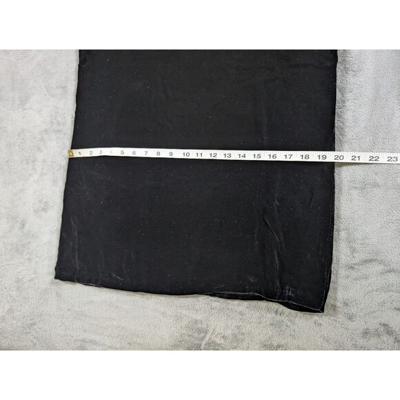 Zara Woman Tunic Dress Womens S Black Velvet Embroidered V Neck Boho Mini - Picture 9 of 10